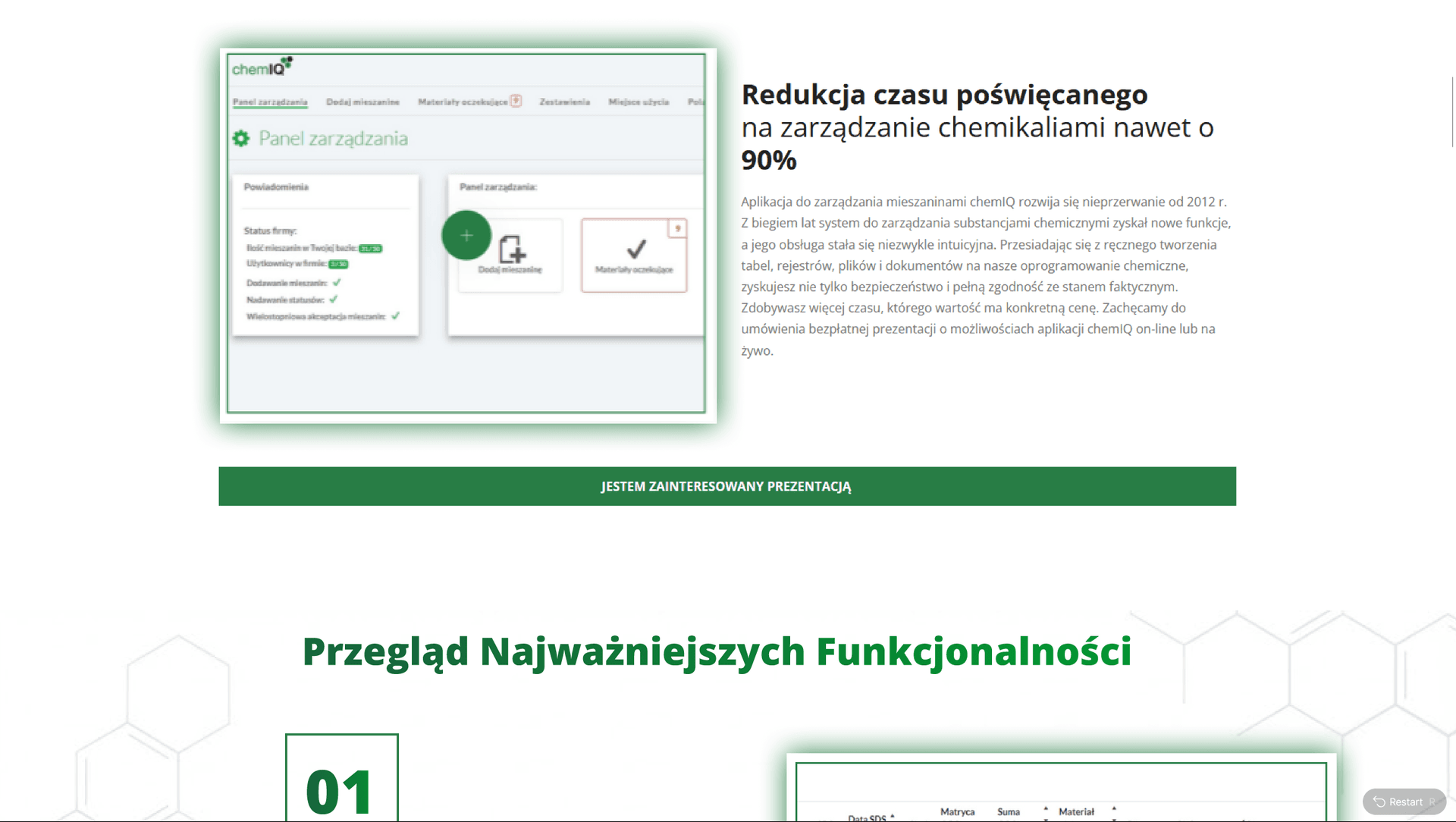 Chemiq.pl - oprogramowanie chemiczne do zarządzania mieszaninami i substancjami - 3