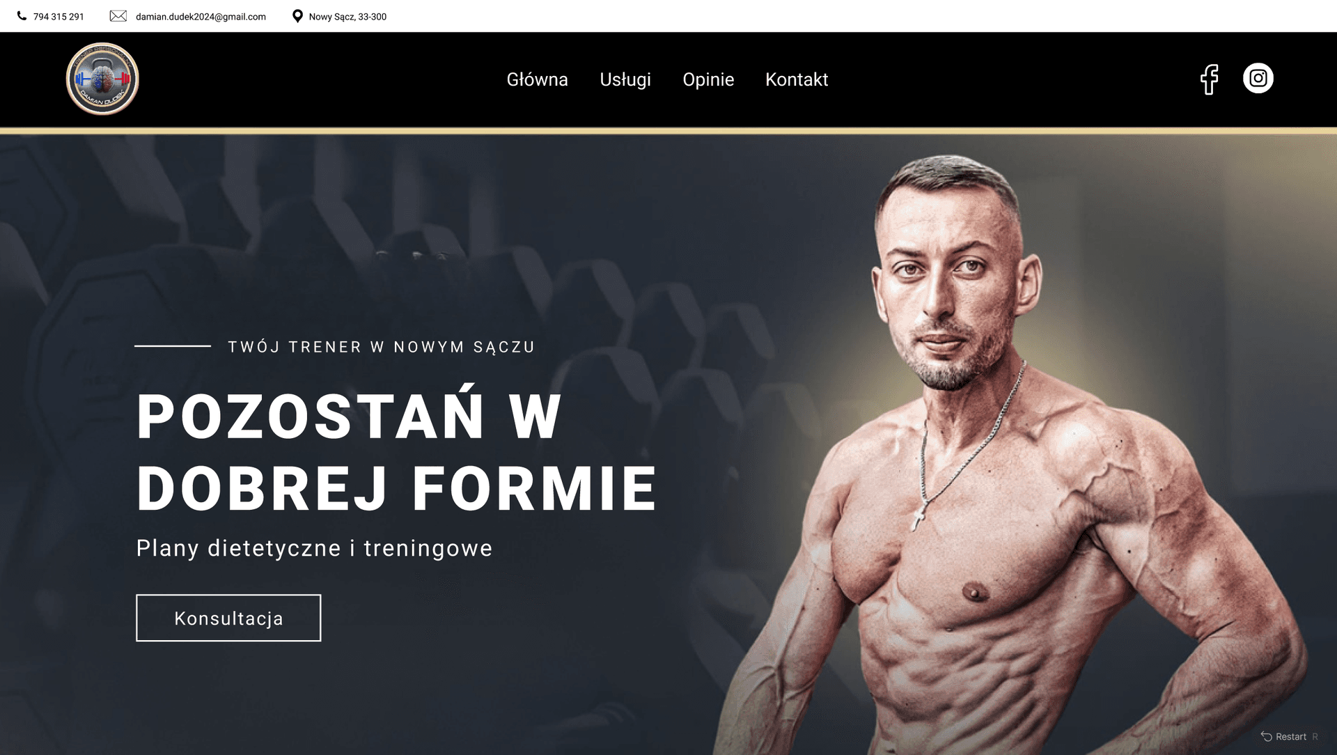 Damian Dudek - Trener Personalny - 1