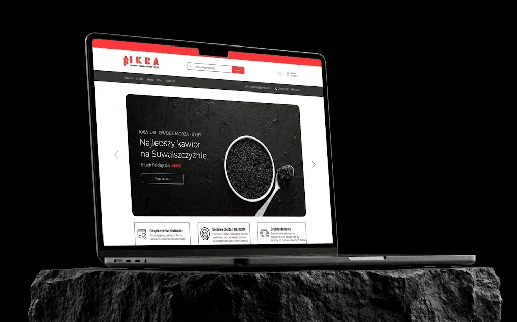 Ikra - sklep z kawiorem, owocami morza i rybami